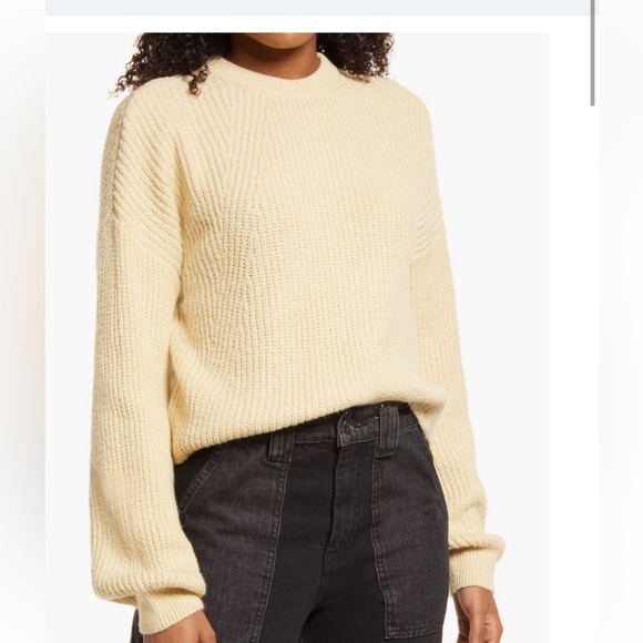 BP rib crop crewneck sweater - Picture 4 of 6